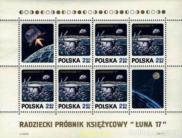 Sellos: 61647 MNH POLONIA 1971 LUNA 17