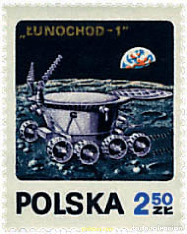Sellos: 61646 MNH POLONIA 1971 LUNA 17