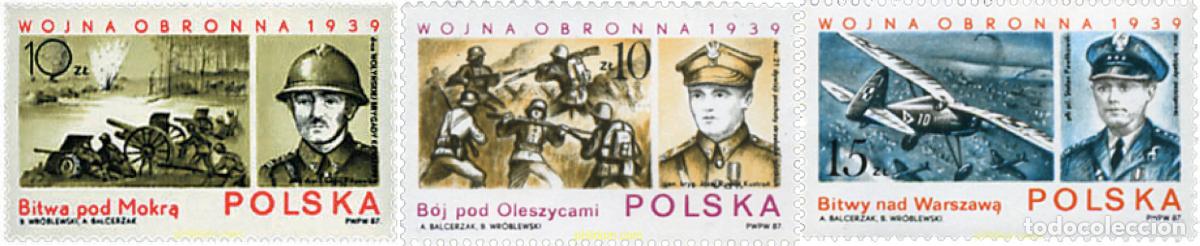 Sellos: 44084 MNH POLONIA 1987 ANIVERSARIO DE LA GUERRA DE DEFENSA CONTRA EL INVASOR