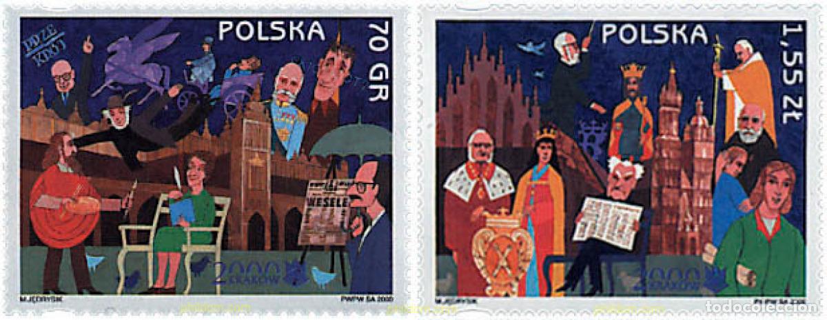Sellos: 69518 MNH POLONIA 2000 CRACOVIA. CIUDAD EUROPEA DE LA CULTURA