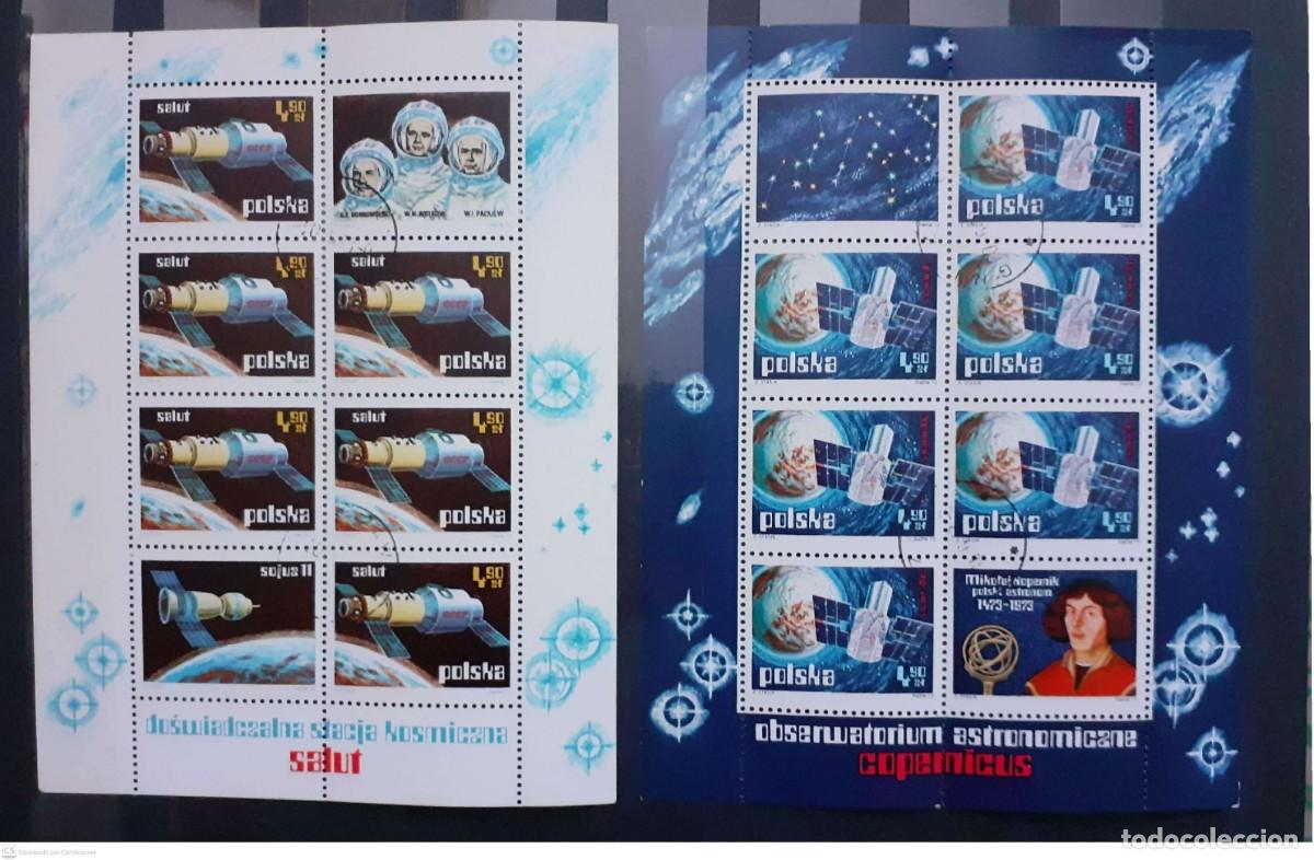 Sellos: POLONIA H.B. n&ordm; 59/60&ordm; Conquista del espacio