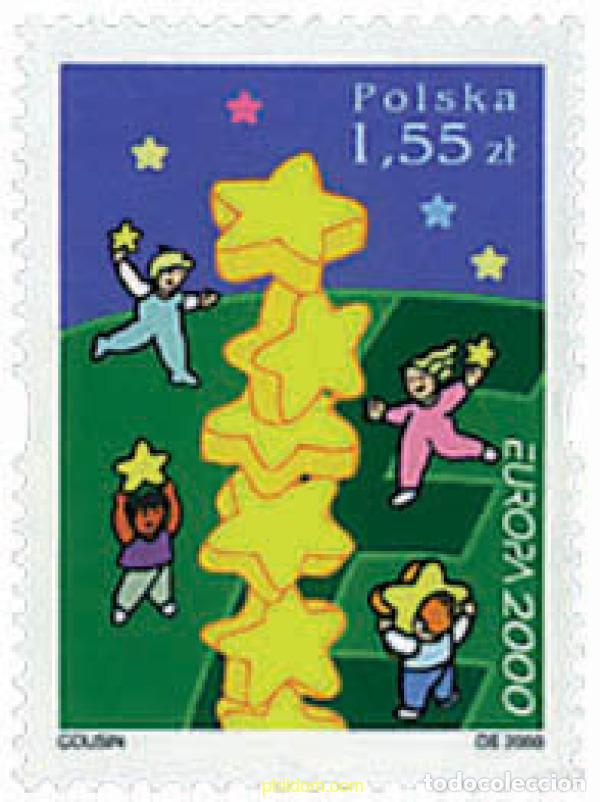 Sellos: 77209 MNH POLONIA 2000 EUROPA CEPT. CONSTRUCCION EUROPEA