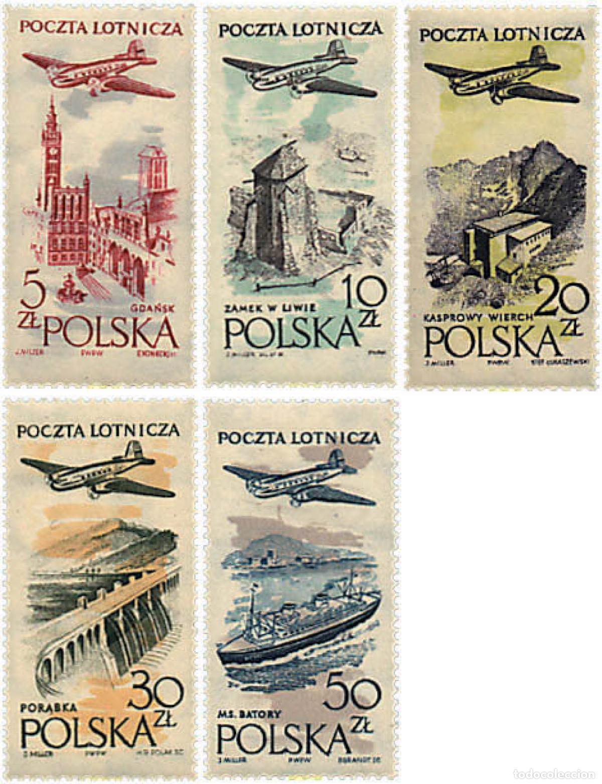 Sellos: 57118 MNH POLONIA 1958 MOTIVOS VARIOS