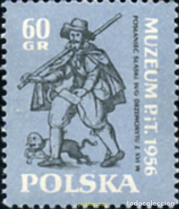 Sellos: 61251 MNH POLONIA 1956 REOBERTURA DEL MUSEO POSTAL DE WROCLAW