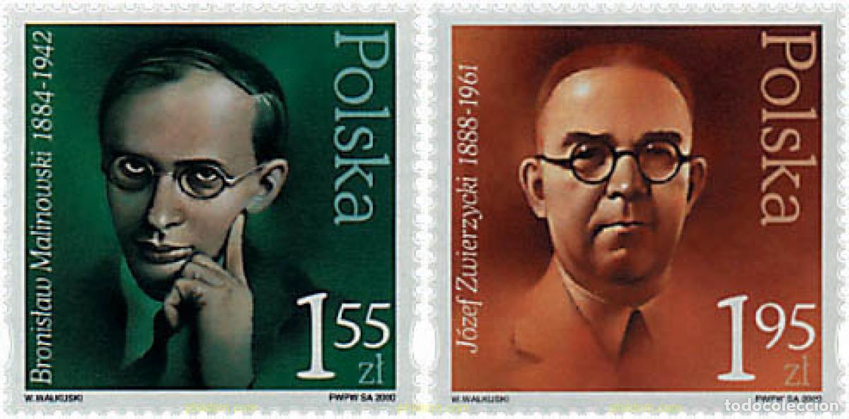 Sellos: 69510 MNH POLONIA 2000 PERSONALIDADES DE ORIGEN POLACO EN EL EXTRANJERO