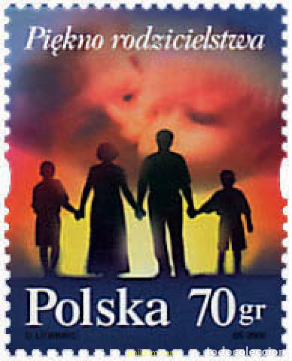 Sellos: 76711 MNH POLONIA 2000 LA FELICIDAD DE LA FAMILIA
