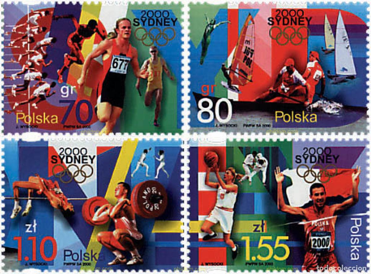 Sellos: 76719 MNH POLONIA 2000 27 JUEGOS OLIMPICOS VERANO SYDNEY 2000