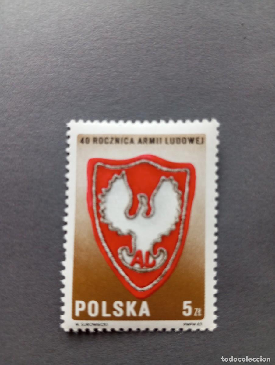 Sellos: POLONIA, 1984, CUARENTA ANIVERSARIO DEL EJ&Eacute;RCITO, YT 2709