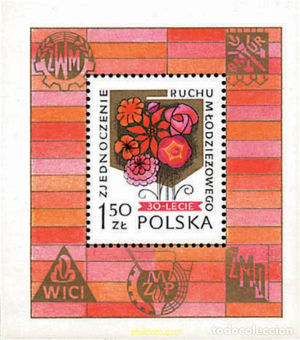 Sellos: 94372 MNH POLONIA 1978 30 ANIVERSARIO DEL MOVIMIENTO JUVENIL EN POLONIA