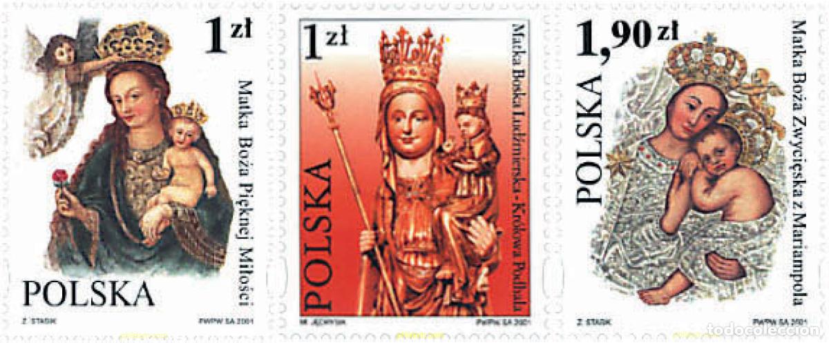 Sellos: 86235 MNH POLONIA 2001 SANTUARIOS