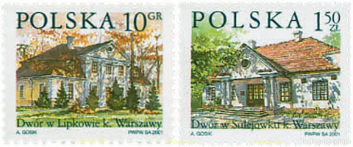 Sellos: 86232 MNH POLONIA 2001 ARQUITECTURA POLACA