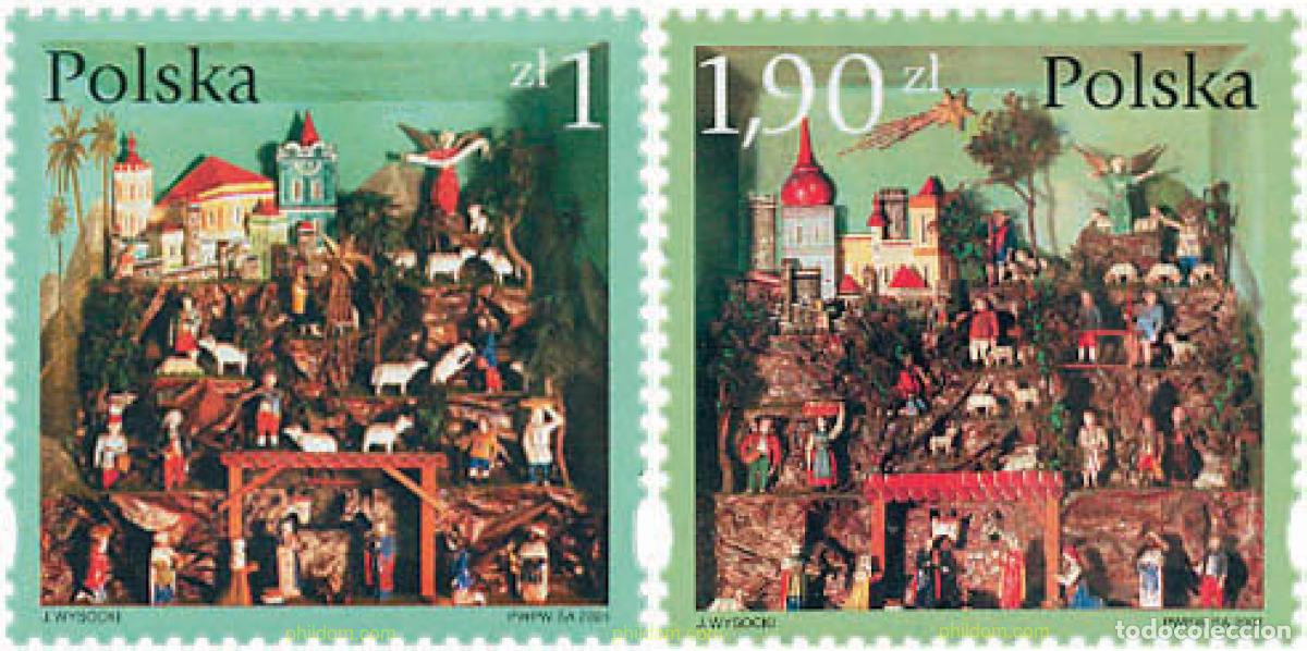 Sellos: 87283 MNH POLONIA 2001 NAVIDAD