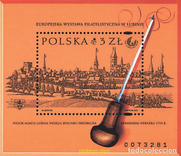 Sellos: 91058 MNH POLONIA 2001 EURO-CUPRUM. EXPOSICION FILATELICA INTERNACIONAL