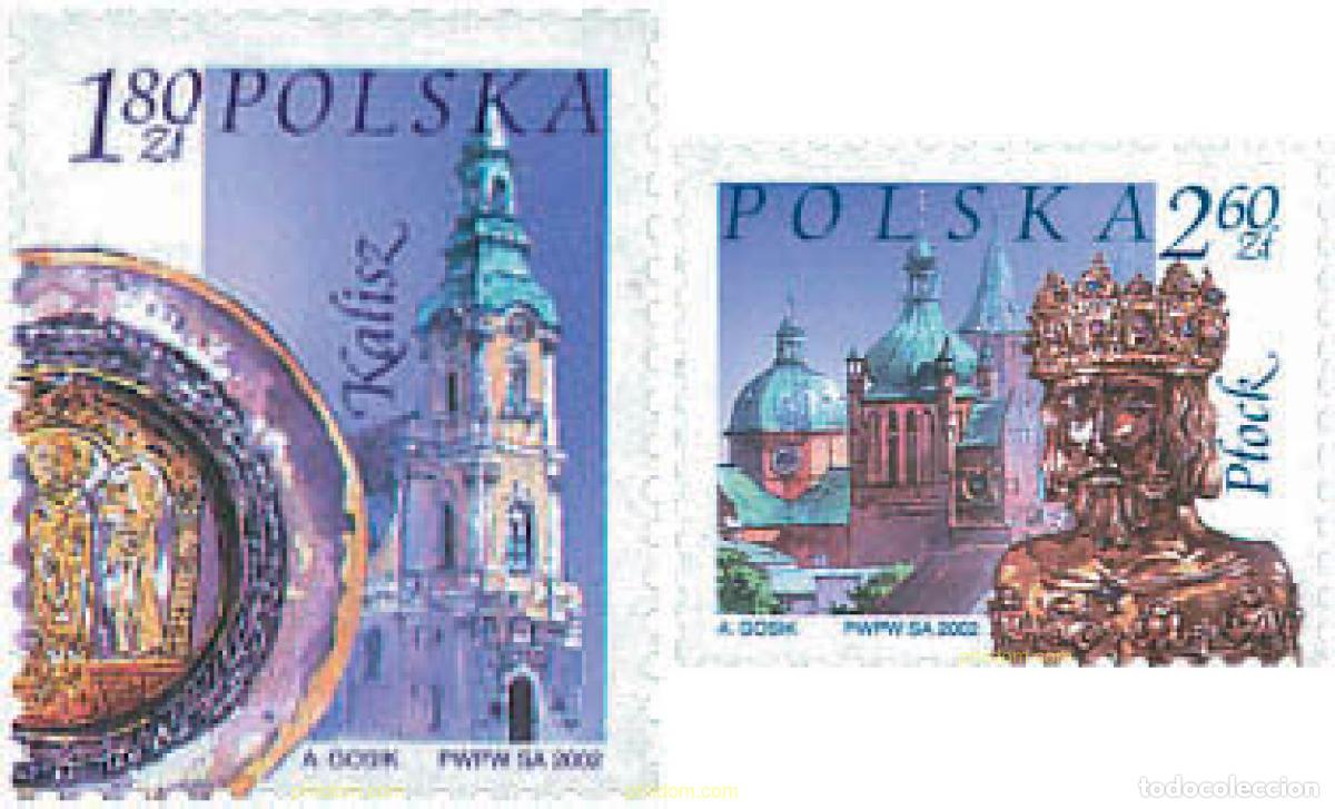 Sellos: 113964 MNH POLONIA 2002 CIUDADES