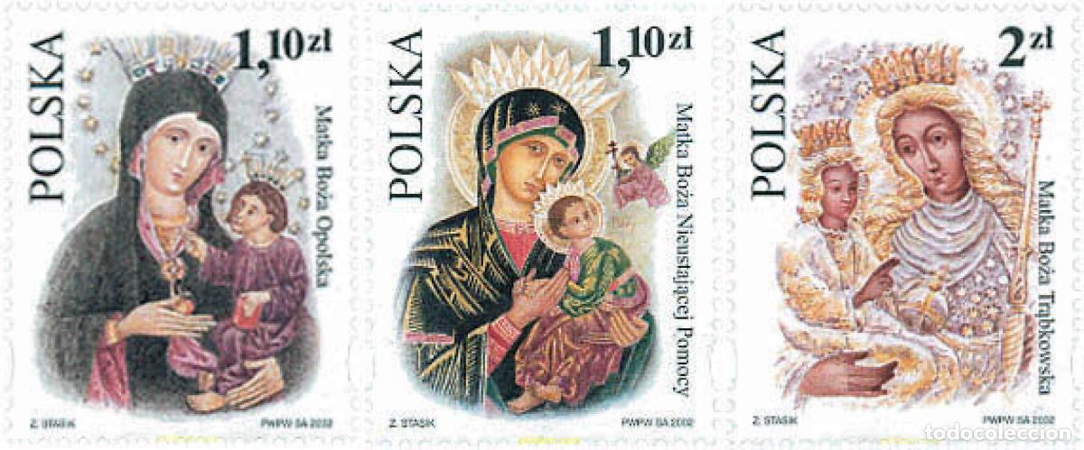 Sellos: 113975 MNH POLONIA 2002 SANTUARIOS MARIANOS