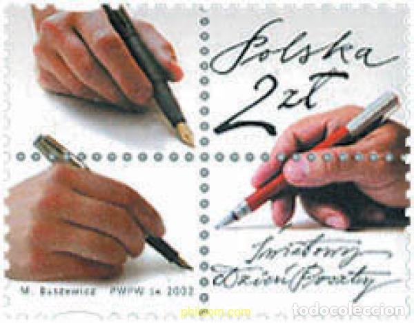 Sellos: 120102 MNH POLONIA 2002 DIA MUNDIAL DEL CORREO