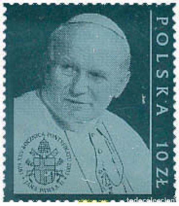 Sellos: 122868 MNH POLONIA 2003 25 ANIVERSARIO DEL PONTIFICADO DEL PAPA JUAN PABLO II