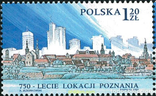 Sellos: 127731 MNH POLONIA 2003 750 ANIVERSARIO DE LA CIUDAD DE POZNAN