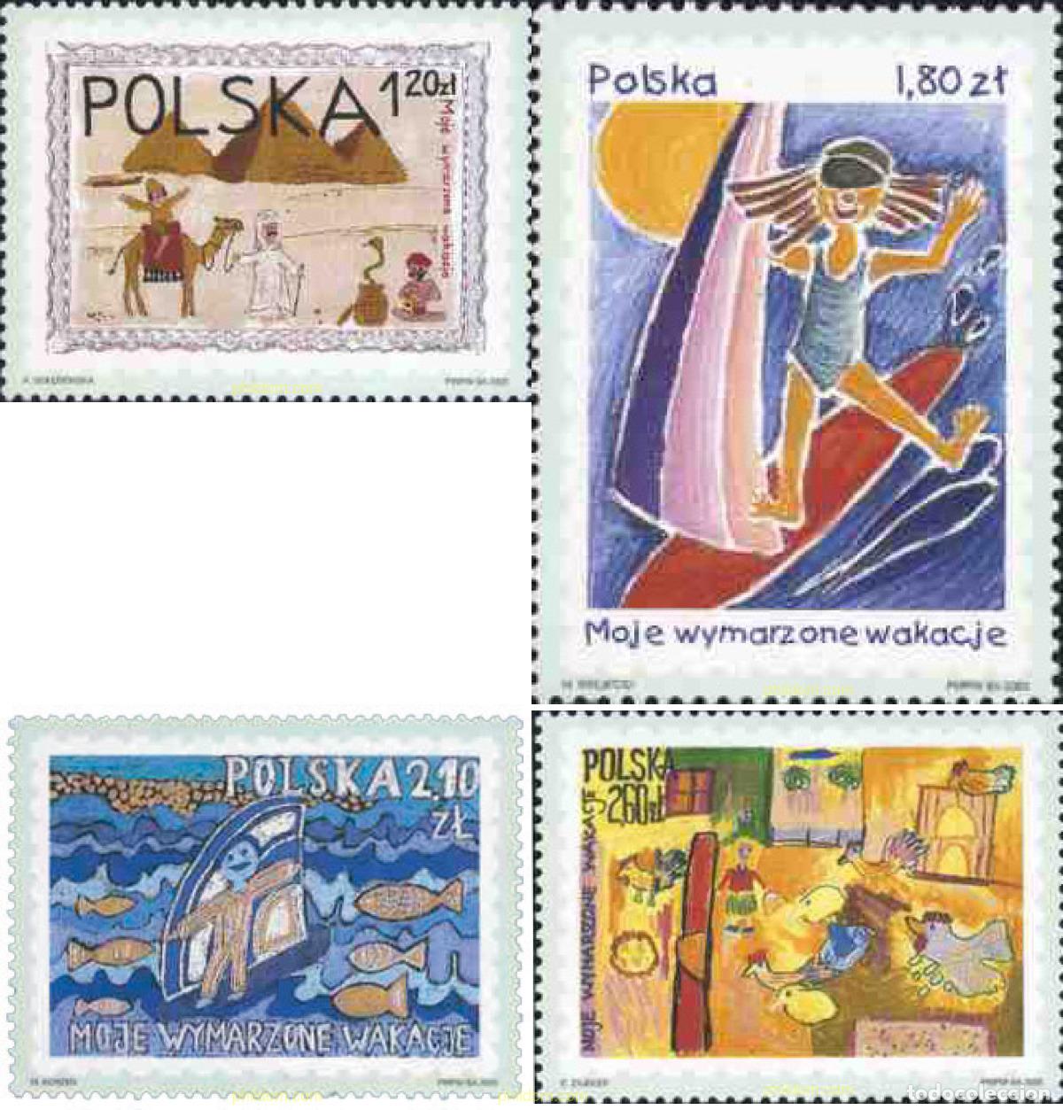 Sellos: 132658 MNH POLONIA 2003 MIS VACACIONES SO&Ntilde;ADAS