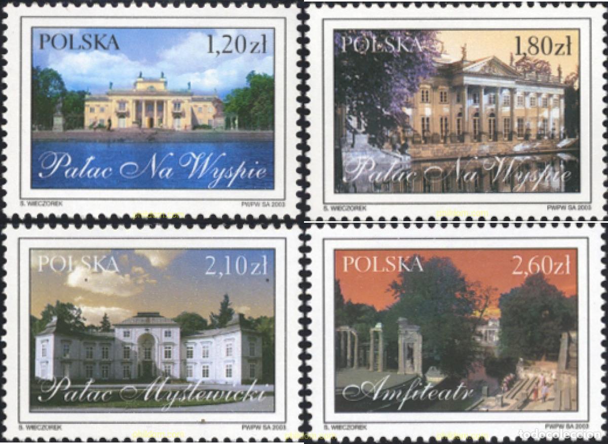 Sellos: 133194 MNH POLONIA 2003 EL PALACIO LAZIENKI