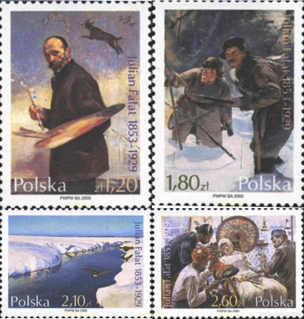 Sellos: 137048 MNH POLONIA 2003 150 ANIVERSARIO DEL NACIMIENTO DE JULIAN FALAT