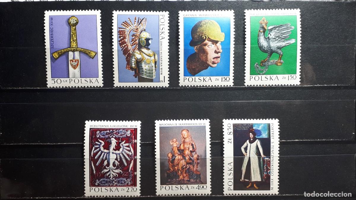 Sellos: POLONIA. A&Ntilde;O 1973. **. YVERT 2081/88. Falta 2082