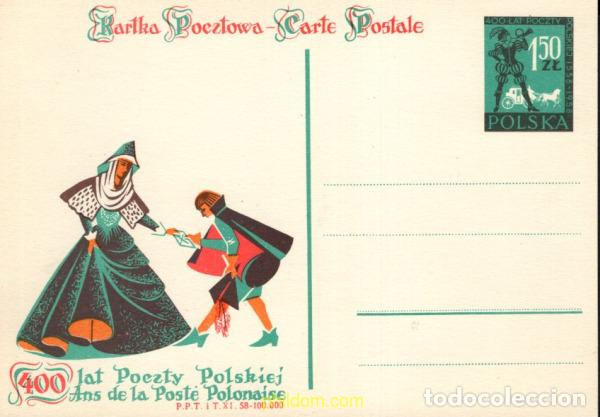 Sellos: 721185 MNH POLONIA 1972 400 A&Ntilde;OS DE LA POSTA POLACA