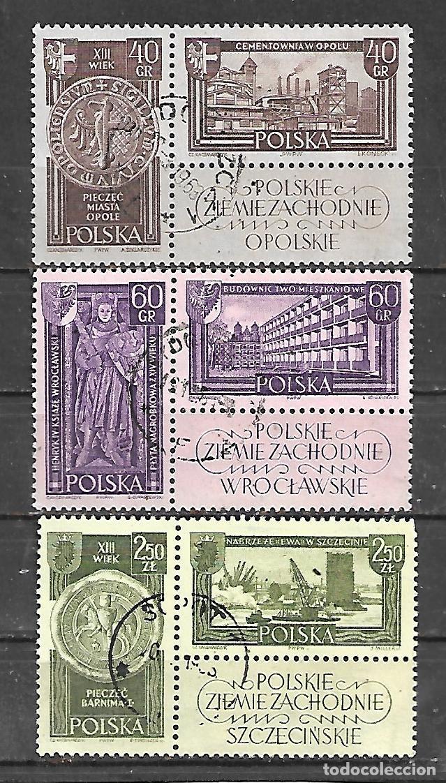 Sellos: 1961: Serie &rdquo;Territorios anexionados&rdquo; (CTO)