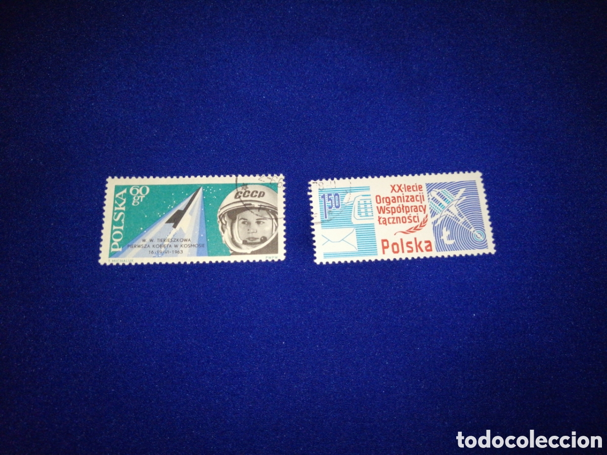 Sellos: POLSKA - POLONIA ESPACIAL LOTE SELLOS USADOS