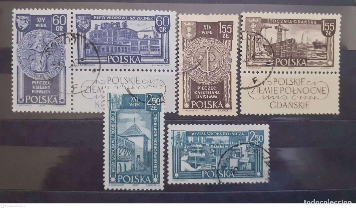 Sellos: POLONIA n&ordm; 1178/83&ordm; Territorioa del Norte. Serie completa