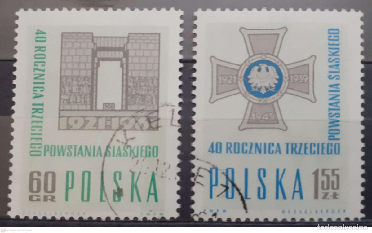 Sellos: POLONIA n&ordm; 1122/23&ordm; 40 aniversario de la sublevaci&oacute;n de Silesia. Serie completa