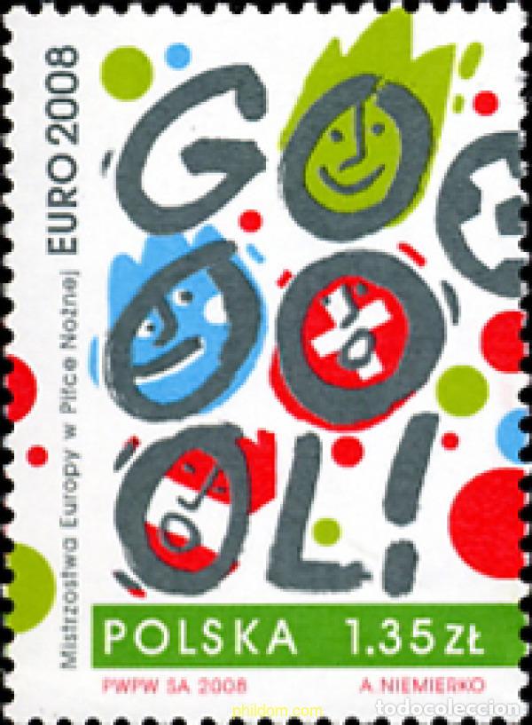 Sellos: 219204 MNH POLONIA 2008 CAMPEONATOS DE FUTBOL DE EUROPA EN AUSTRIA Y EN SUIZA, EURO 2008