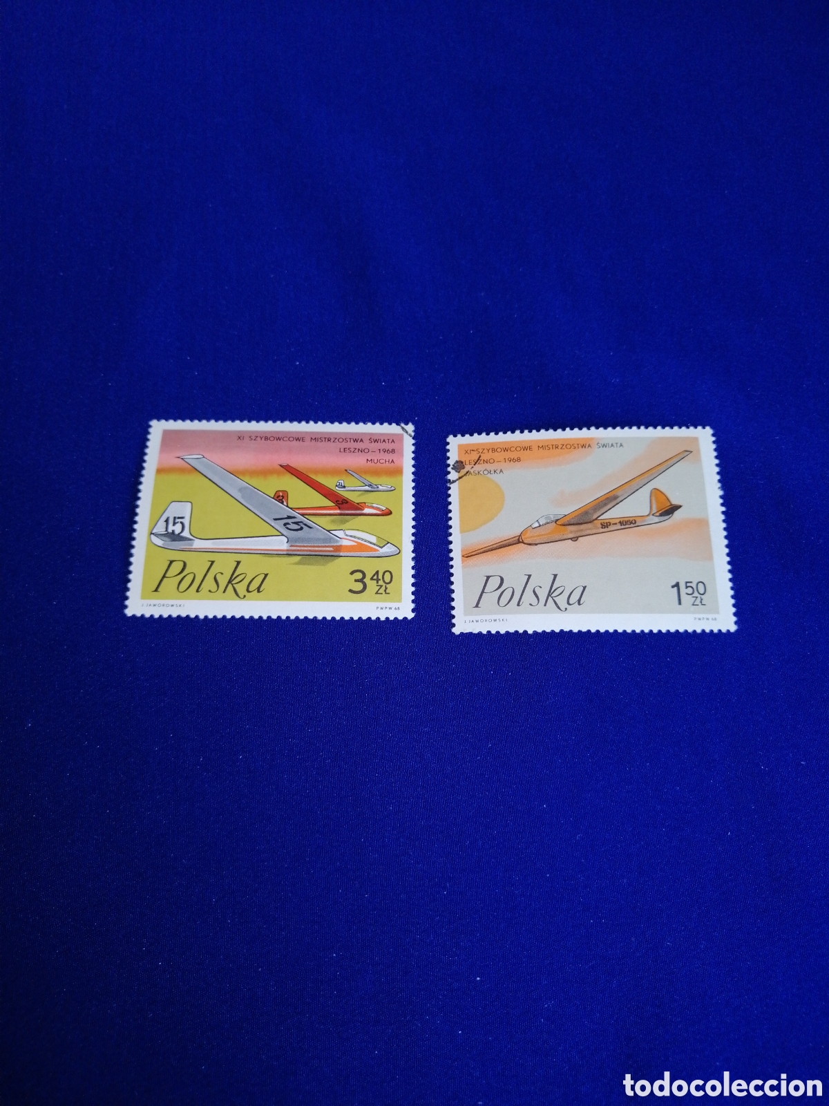 Sellos: POLSKA - POLONIA - AVIACI&Oacute;N AVIONES LOTE SELLOS USADOS
