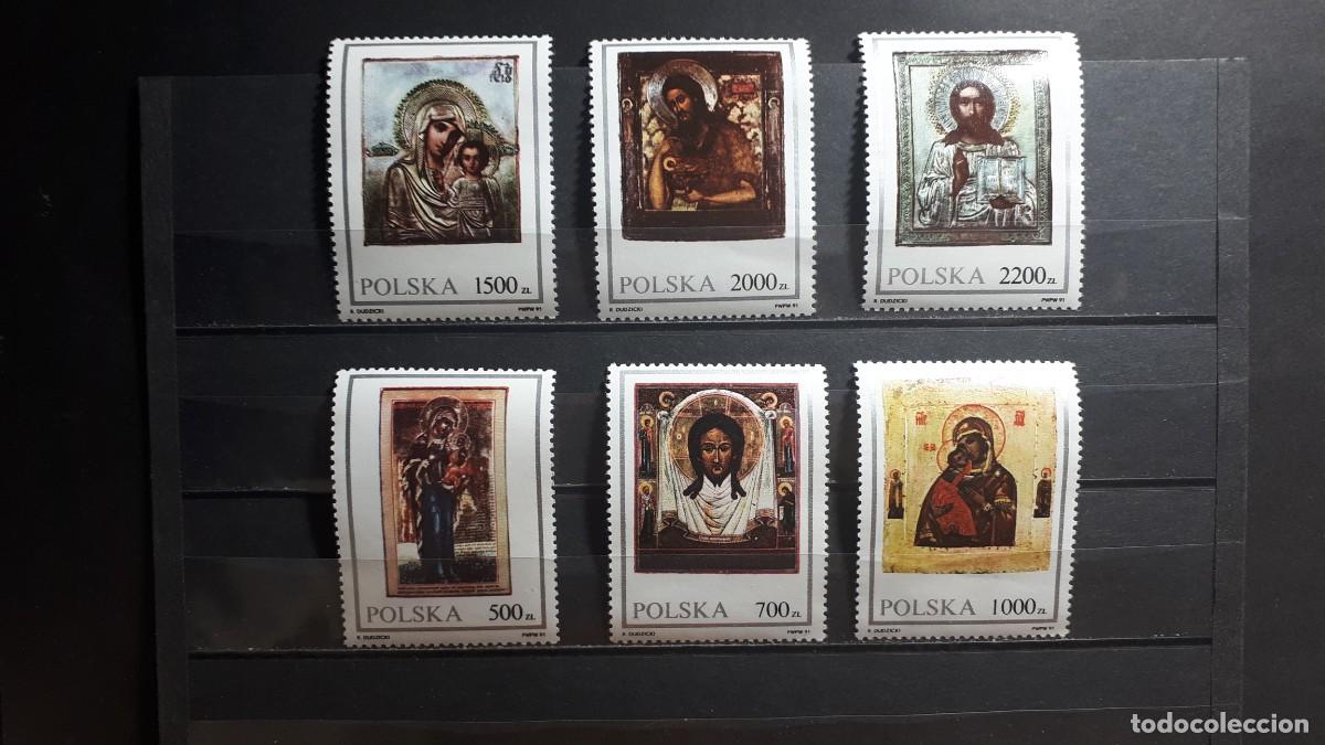 Sellos: POLONIA. A&Ntilde;O 1991. **. YVERT 3127/32