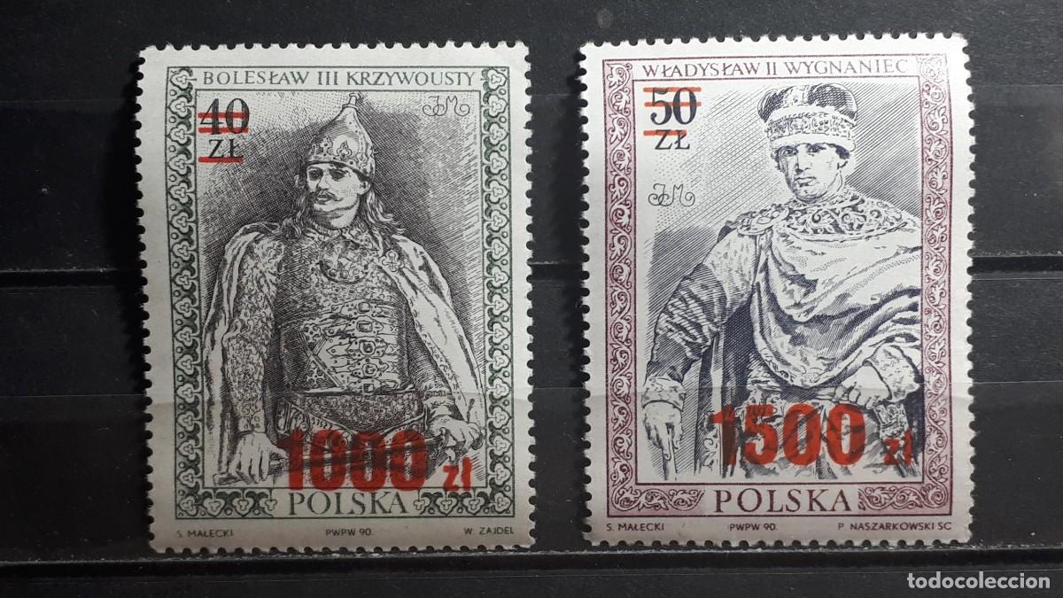 Sellos: POLONIA. A&Ntilde;O 1991. **. YVERT 3119/20