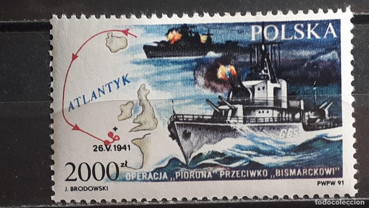 Sellos: POLONIA. A&Ntilde;O 1991. **. YVERT 3141