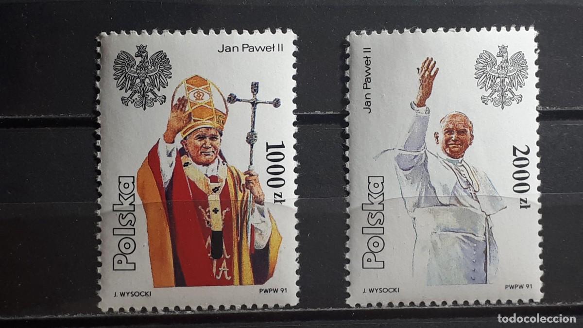 Sellos: POLONIA. A&Ntilde;O 1991. **. YVERT 3136/7
