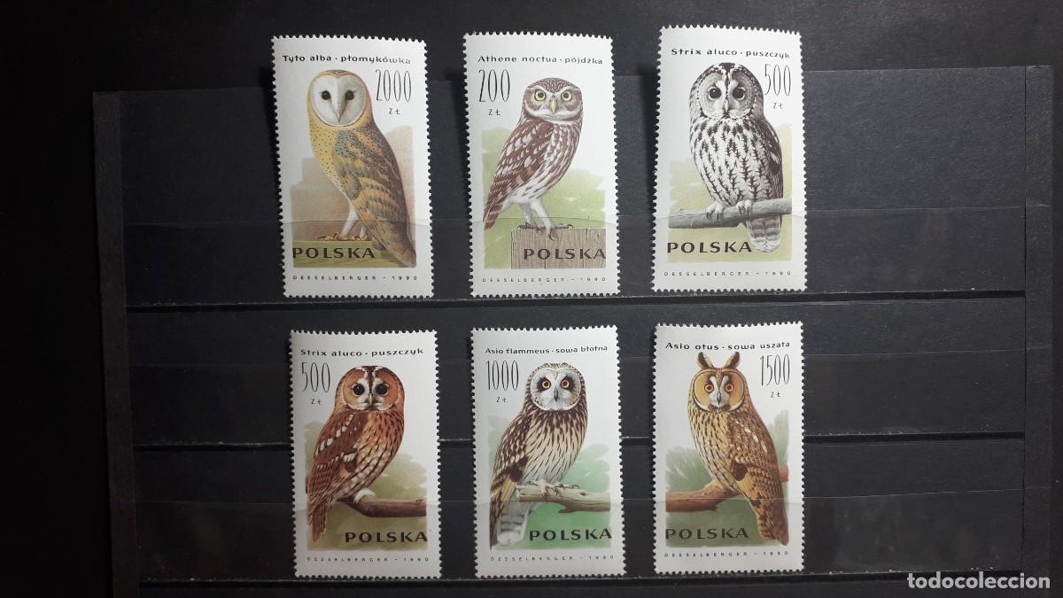 Sellos: POLONIA. A&Ntilde;O 1990. **. YVERT 3099/104