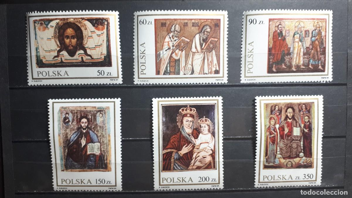 Sellos: POLONIA. A&Ntilde;O 1989. **. YVERT 3043/8