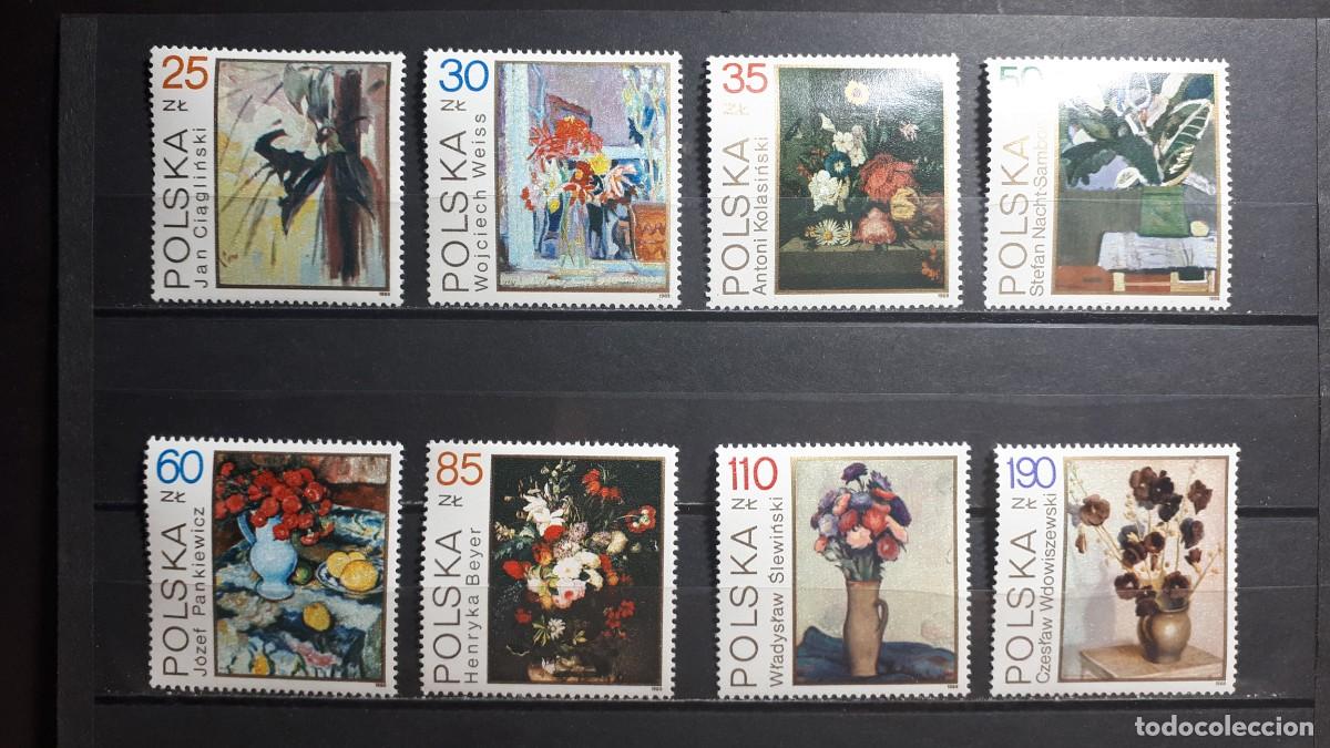 Sellos: POLONIA. A&Ntilde;O 1989. **. YVERT 3049/56