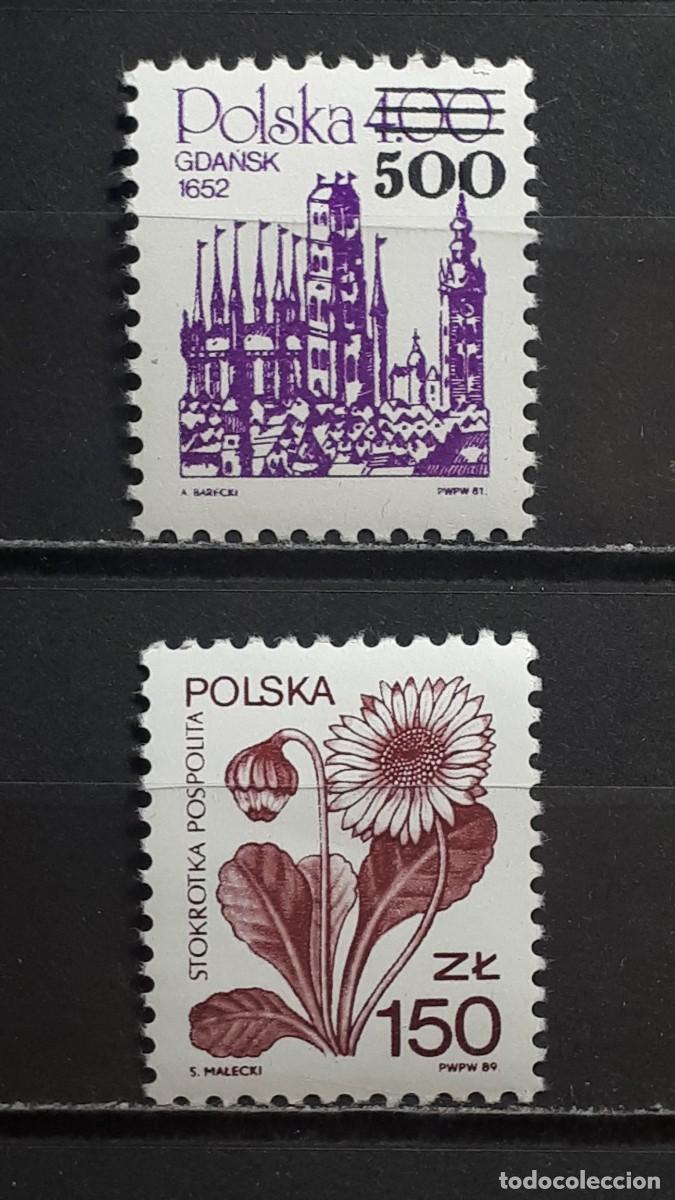 Sellos: POLONIA. A&Ntilde;O 1989. **. YVERT 3040/1