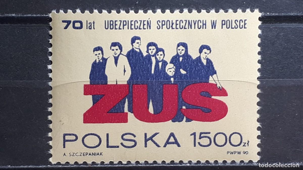 Sellos: POLONIA. A&Ntilde;O 1990. **. YVERT 3075