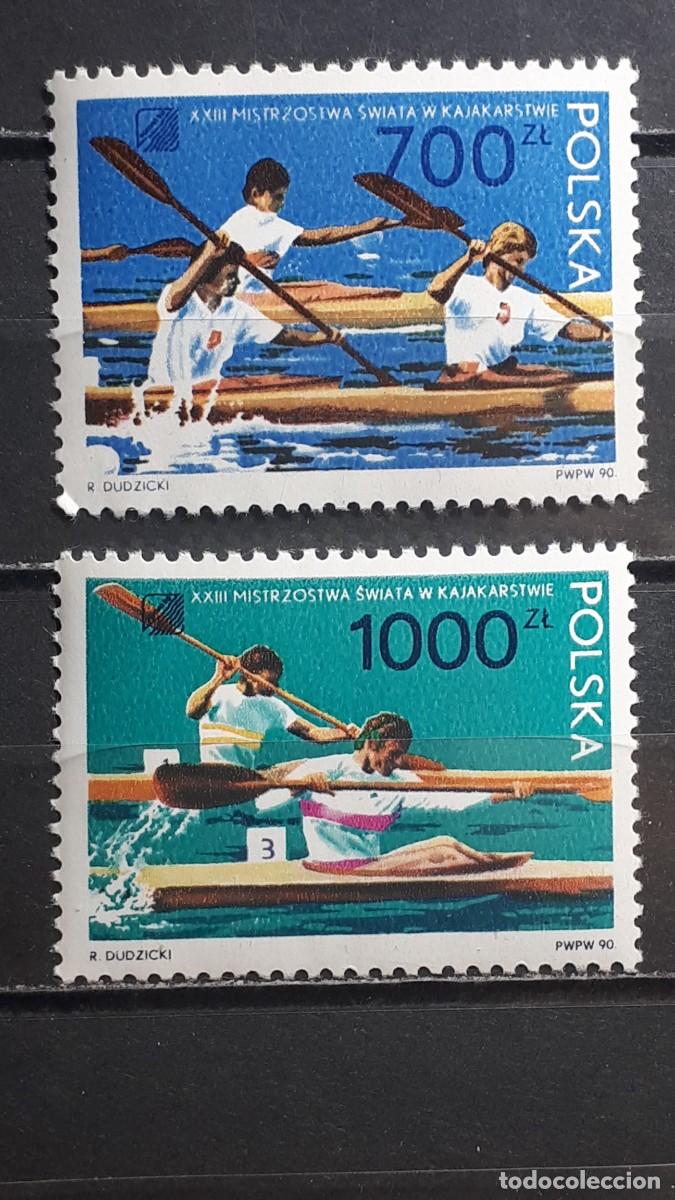 Sellos: POLONIA. A&Ntilde;O 1990. **. YVERT 3085/6