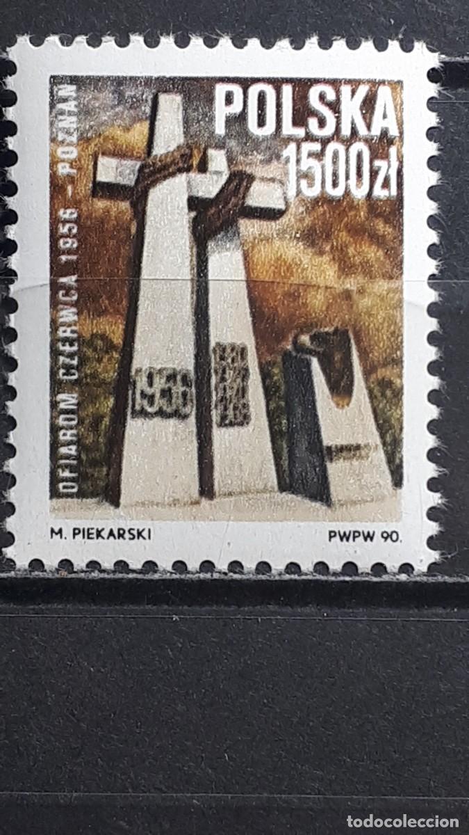 Sellos: POLONIA. A&Ntilde;O 1990. **. YVERT 3077