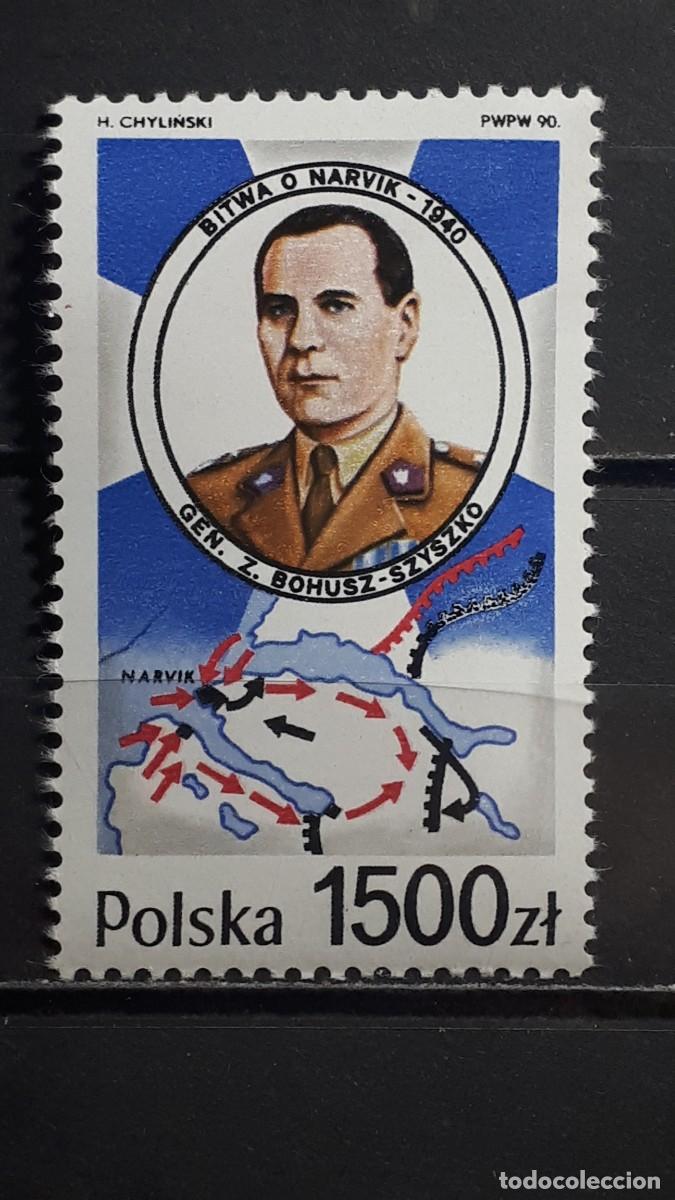 Sellos: POLONIA. A&Ntilde;O 1990. **. YVERT 3072