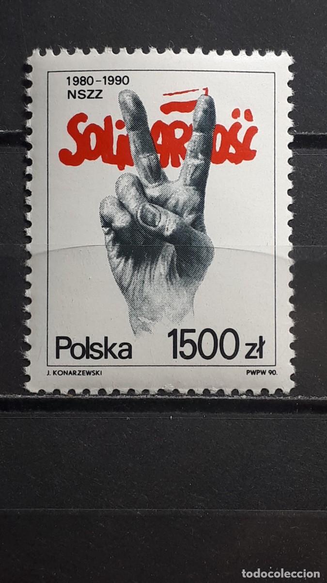 Sellos: POLONIA. A&Ntilde;O 1990. **. YVERT 3084