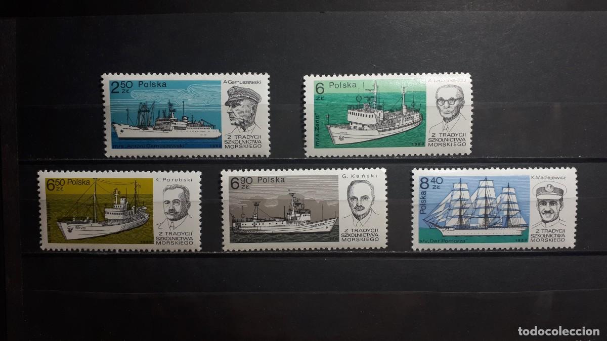 Sellos: POLONIA. A&Ntilde;O 1980. **. YVERT 2517/22. Falta 2517