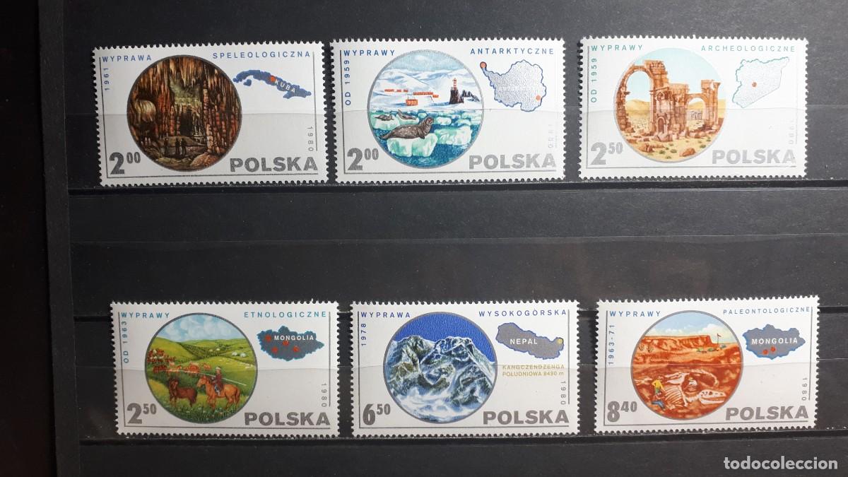 Sellos: POLONIA. A&Ntilde;O 1980. **. YVERT 2503/8