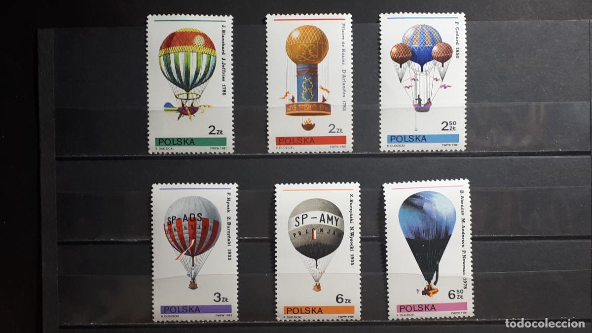 Sellos: POLONIA. A&Ntilde;O 1981. **. YVERT 2547/51