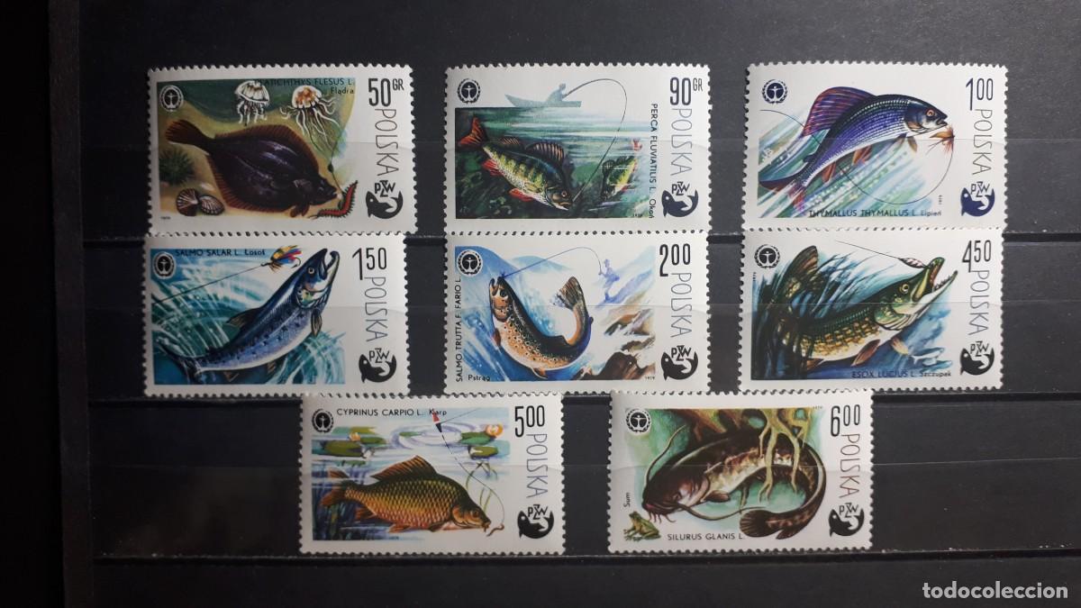 Sellos: POLONIA. FAUNA. A&Ntilde;O 1979. **. YVERT 2440/7